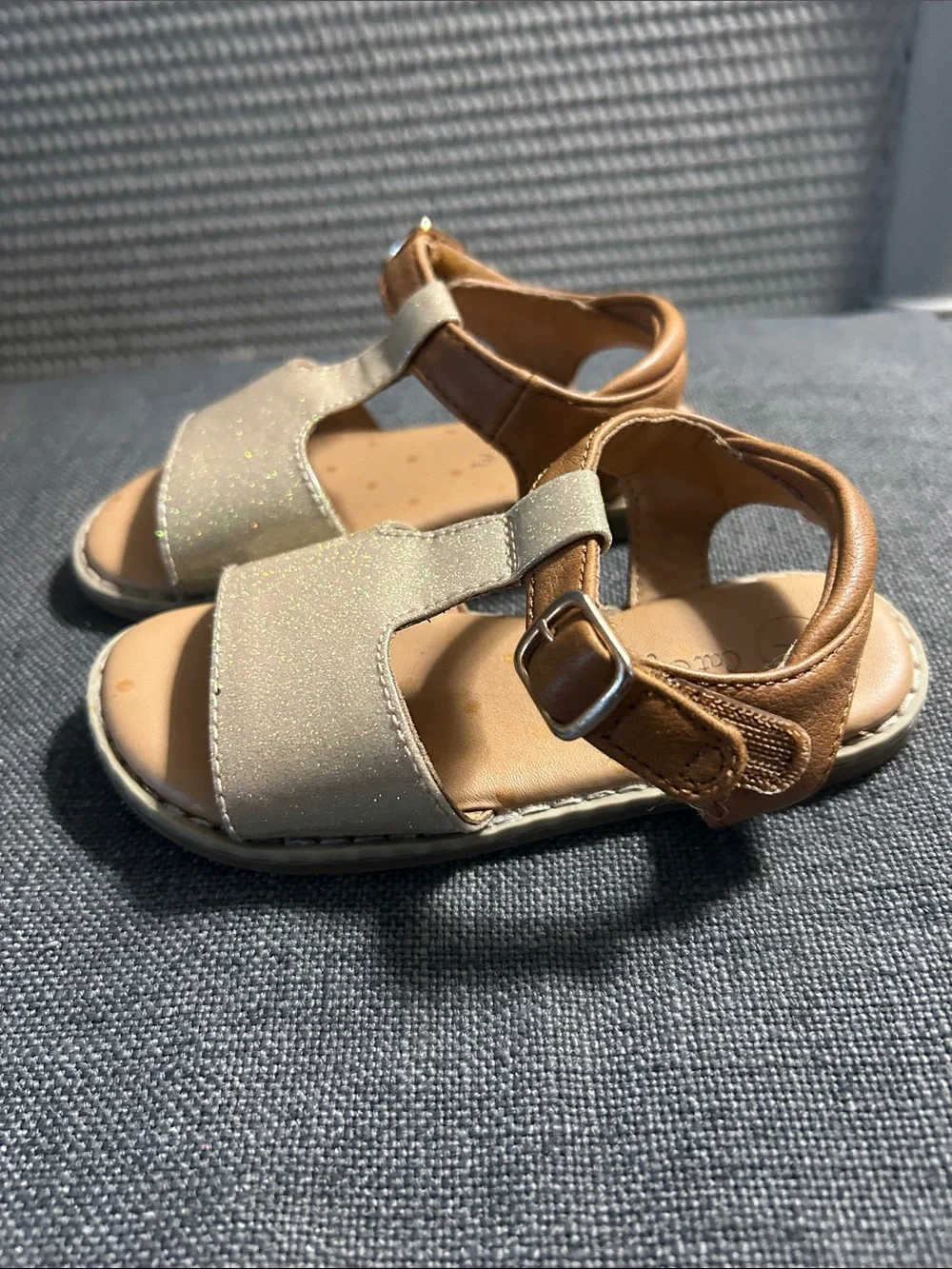 Cat & Jack shimmery gold